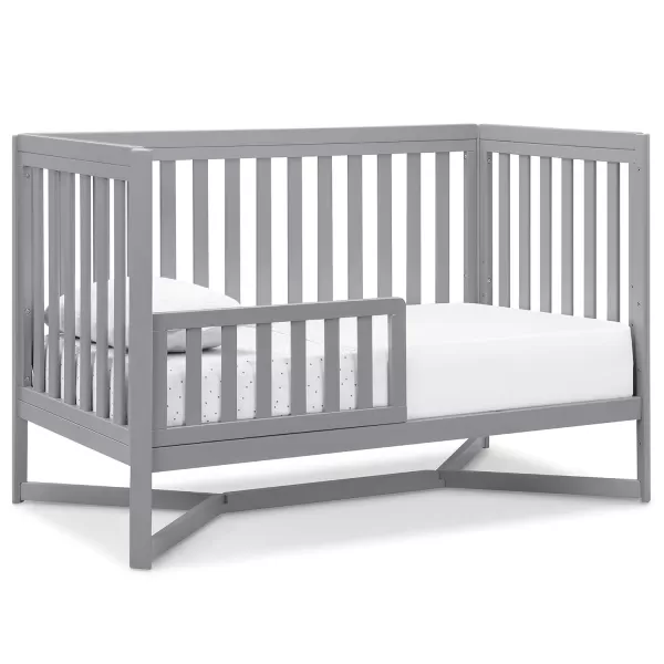 Tribeca 4-in-1 Convertible Crib, White/Grey