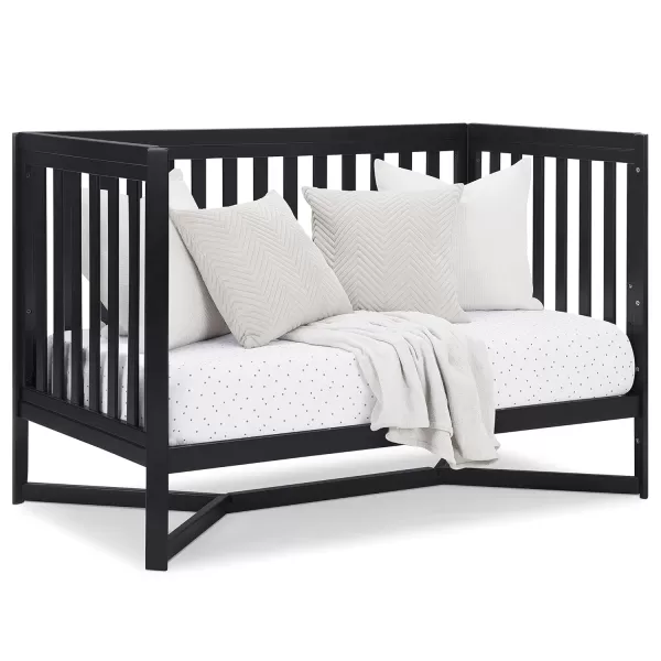Tribeca 4-in-1 Convertible Crib, White/Grey
