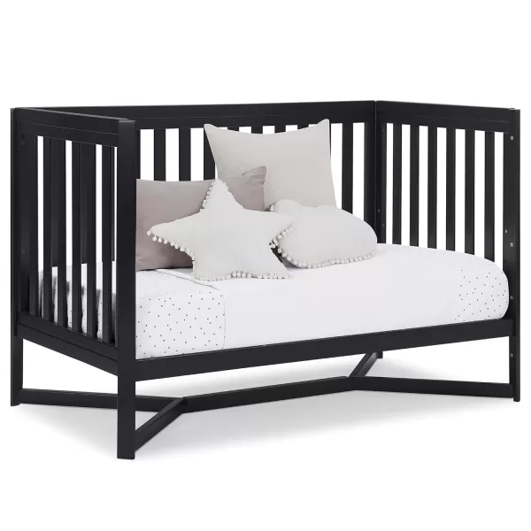 Tribeca 4-in-1 Convertible Crib, White/Grey