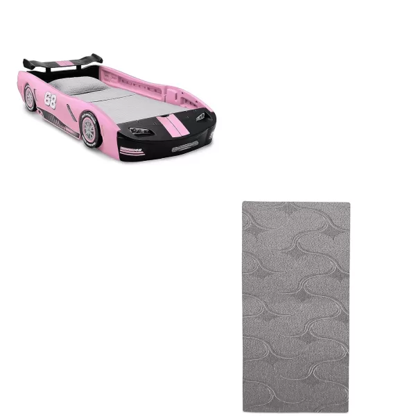 Turbo Race Car Twin Bed, Red