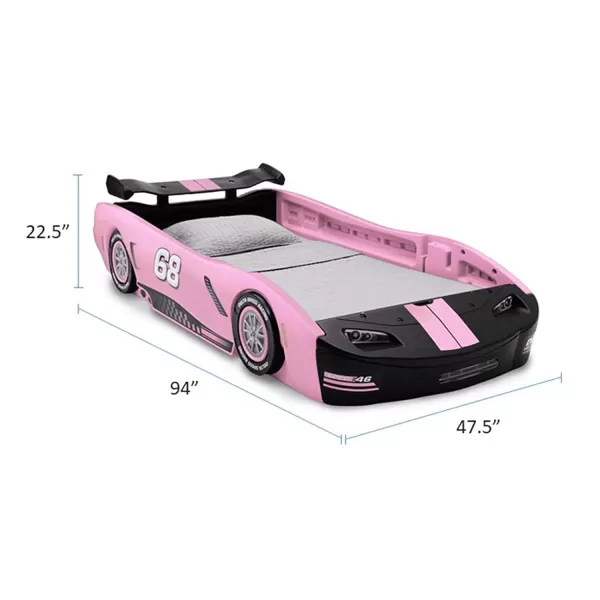 Turbo Race Car Twin Bed, Red