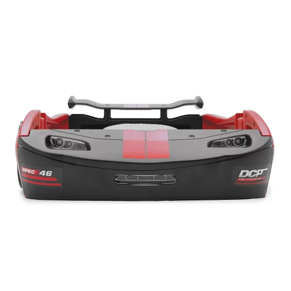Turbo Race Car Twin Bed, Red