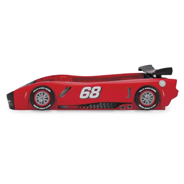 Turbo Race Car Twin Bed, Red
