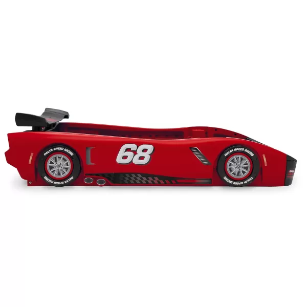 Turbo Race Car Twin Bed, Red