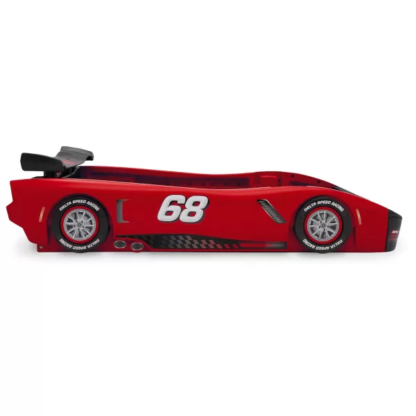 Turbo Race Car Twin Bed, Red