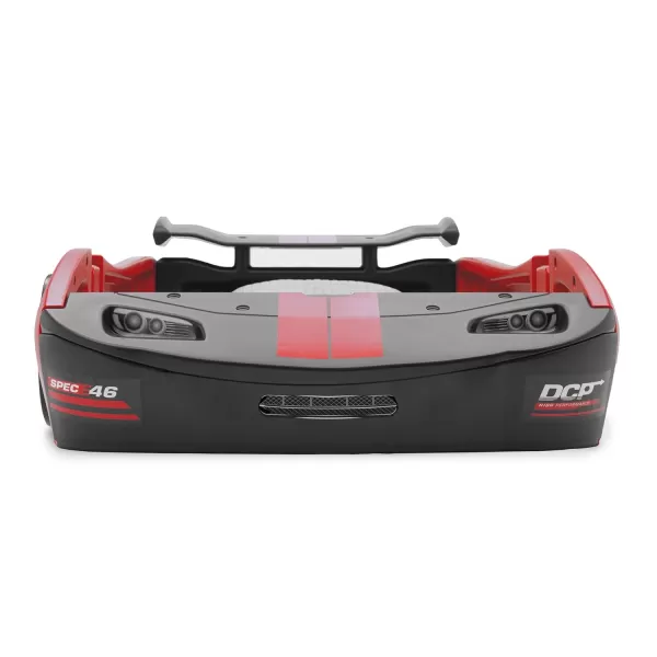 Turbo Race Car Twin Bed, Red
