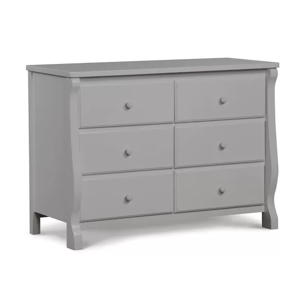 Universal 6 Drawer Dresser, Greenguard Gold Certified, Dark Chocolate