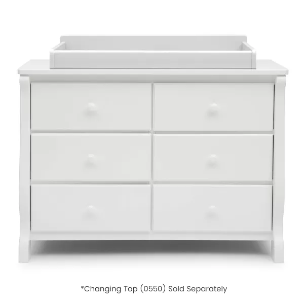 Universal 6 Drawer Dresser, Greenguard Gold Certified, Dark Chocolate