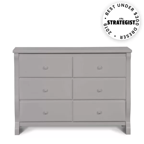 Universal 6 Drawer Dresser, Greenguard Gold Certified, Dark Chocolate