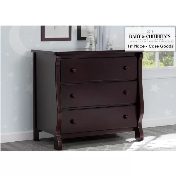 Universal 6 Drawer Dresser, Greenguard Gold Certified, Dark Chocolate