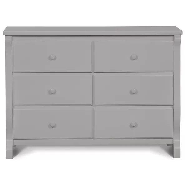 Universal 6 Drawer Dresser, Greenguard Gold Certified, Dark Chocolate