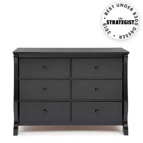 Universal 6 Drawer Dresser, Greenguard Gold Certified, Dark Chocolate