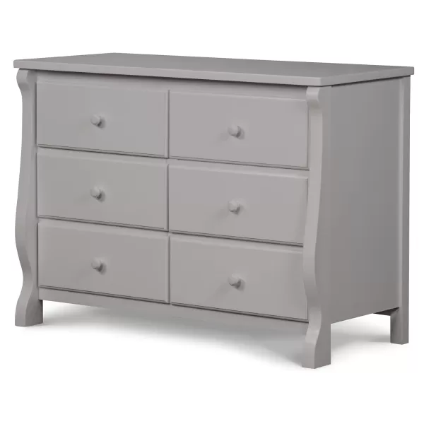 Universal 6 Drawer Dresser, Greenguard Gold Certified, Dark Chocolate