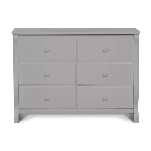 Universal 6 Drawer Dresser, Greenguard Gold Certified, Dark Chocolate