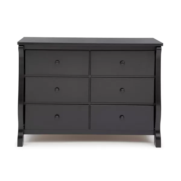Universal 6 Drawer Dresser, Greenguard Gold Certified, Dark Chocolate