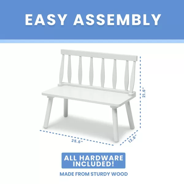 Windsor Kids Wood Table Chair Set  - Ideal for Arts &amp; Crafts, Snack Time, Homeschooling, Homework &amp; More, Greenguard Gold Certified, Grey