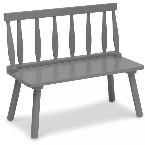 Windsor Kids Wood Table Chair Set  - Ideal for Arts &amp; Crafts, Snack Time, Homeschooling, Homework &amp; More, Greenguard Gold Certified, Grey