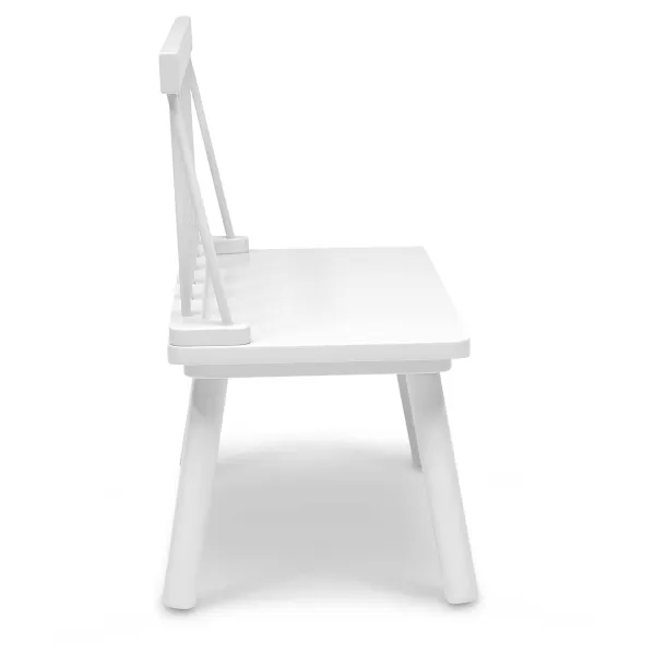 Windsor Kids Wood Table Chair Set  - Ideal for Arts &amp; Crafts, Snack Time, Homeschooling, Homework &amp; More, Greenguard Gold Certified, Grey