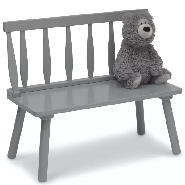 Windsor Kids Wood Table Chair Set  - Ideal for Arts &amp; Crafts, Snack Time, Homeschooling, Homework &amp; More, Greenguard Gold Certified, Grey
