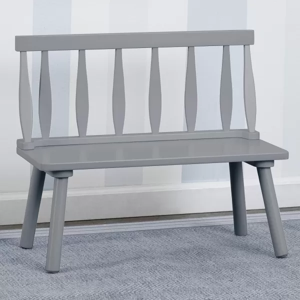 Windsor Kids Wood Table Chair Set  - Ideal for Arts &amp; Crafts, Snack Time, Homeschooling, Homework &amp; More, Greenguard Gold Certified, Grey