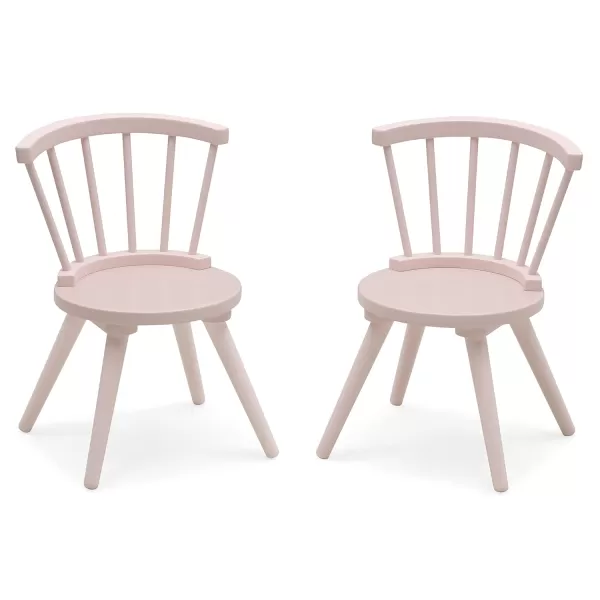Windsor Kids Wood Table Chair Set  - Ideal for Arts &amp; Crafts, Snack Time, Homeschooling, Homework &amp; More, Greenguard Gold Certified, Grey