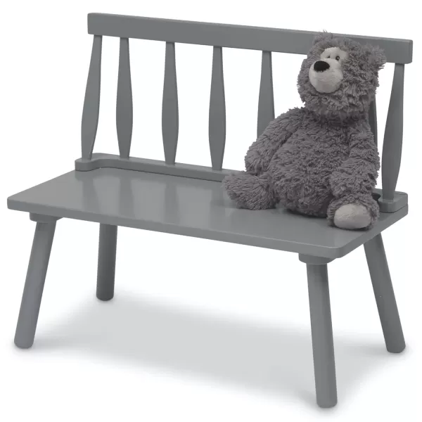 Windsor Kids Wood Table Chair Set  - Ideal for Arts &amp; Crafts, Snack Time, Homeschooling, Homework &amp; More, Greenguard Gold Certified, Grey