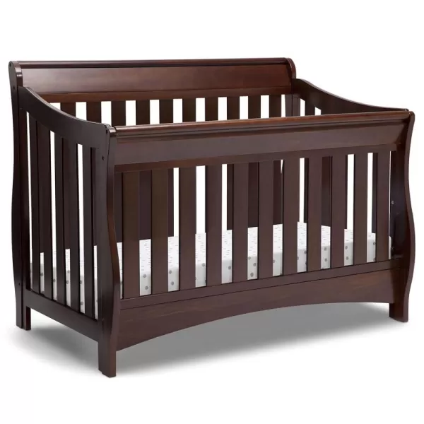 Bentley S Series 4-in-1 Convertible Baby Crib, Black Cherry Espresso