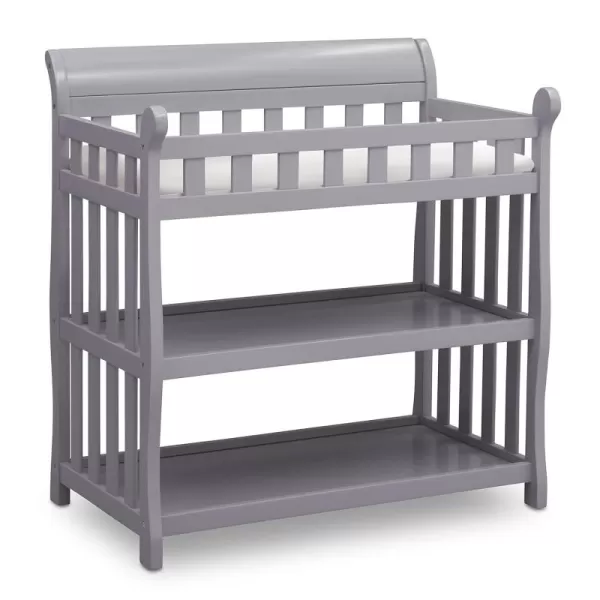 Delta Children Eclipse Changing Table with Changing Pad, White