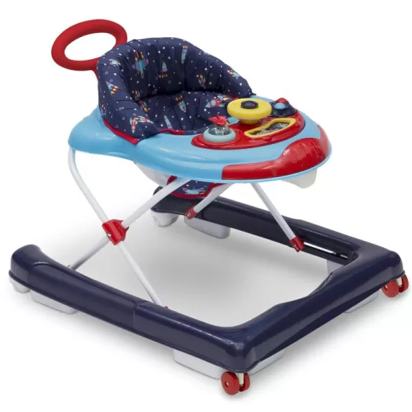 First Exploration 2-in-1 Activity Walker - with Music, Removable Play Tray, Push Walker Mode, Machine-Washable, Orbit