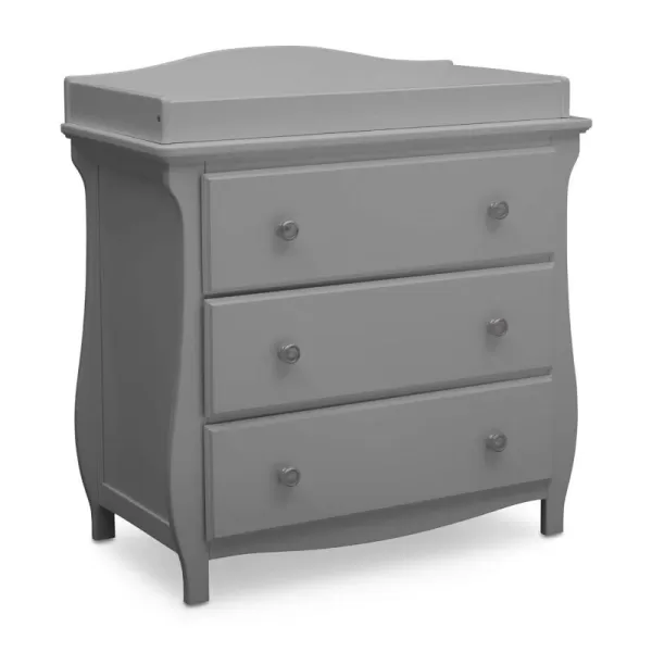 Lancaster 3 Drawer Dresser with Changing Top, Greenguard Gold Certified, Bianca White