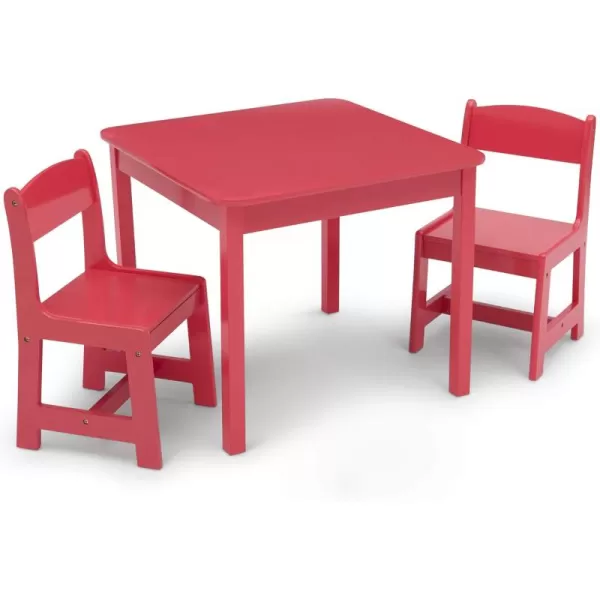 MySize Kids Wood Table and Chair Set , Deep Blue