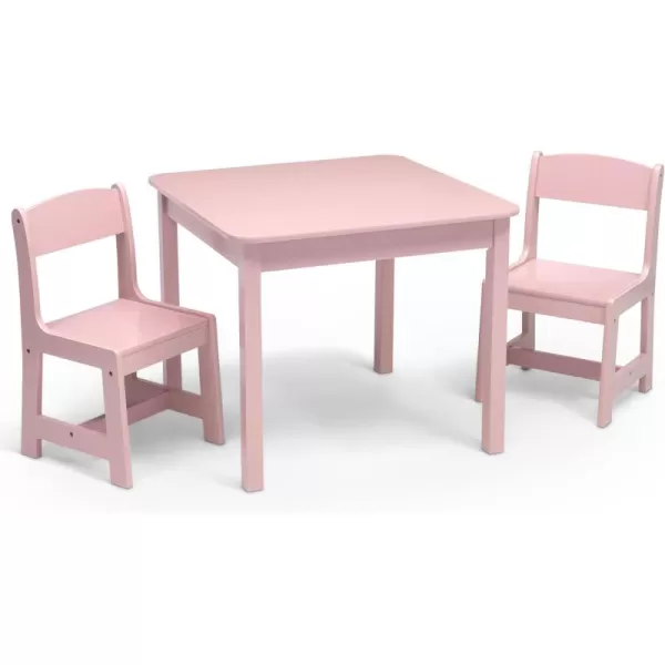 MySize Kids Wood Table and Chair Set , Deep Blue