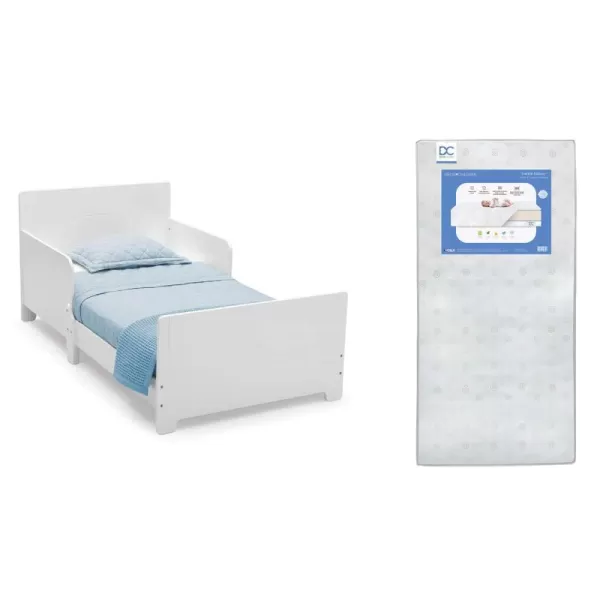 MySize Wood Toddler Bed - Greenguard Gold Certified, Grey