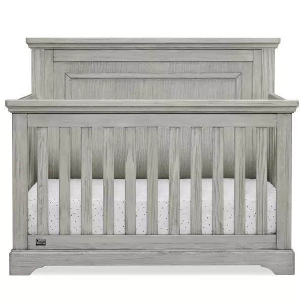 Simmons Kids SlumberTime Paloma 4-in-1 Convertible Crib, Rustic Grey