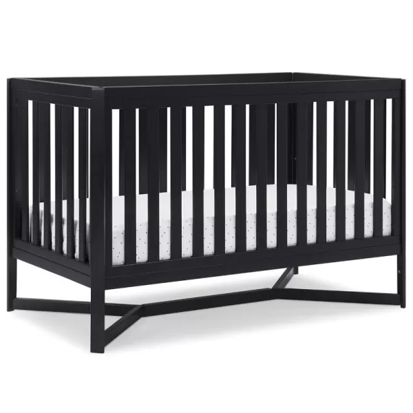 Tribeca 4-in-1 Convertible Crib, White/Grey