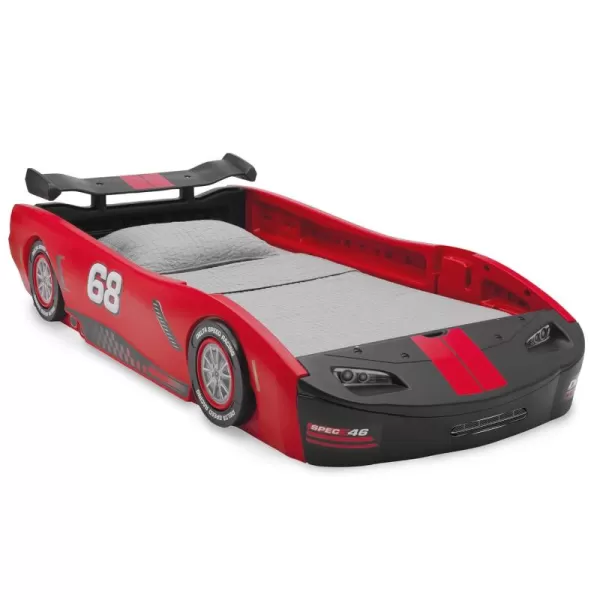 Turbo Race Car Twin Bed, Red
