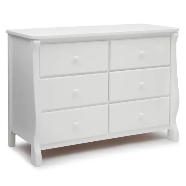 Universal 6 Drawer Dresser, Greenguard Gold Certified, Dark Chocolate