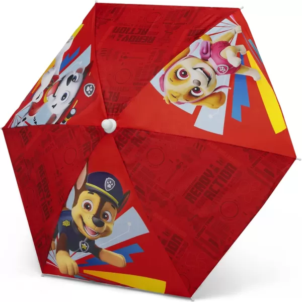 4 Seat Activity Picnic Table with Umbrella and Lego Compatible Tabletop, PAW Patrol