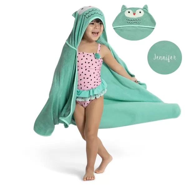 Baby/Infant Hooded Bath Towel - Super Soft and Absorbent- Newborn Essential - Ideal Baby Registry/Shower Gift for Boys and Girls, Pink Cat