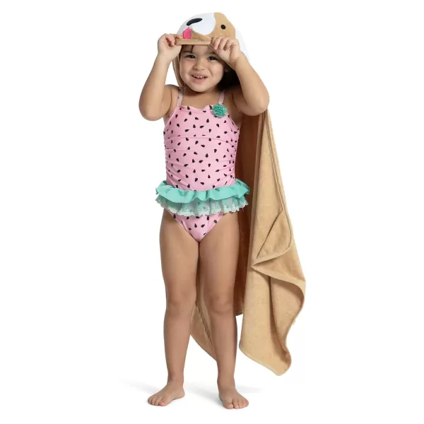 Baby/Infant Hooded Bath Towel - Super Soft and Absorbent- Newborn Essential - Ideal Baby Registry/Shower Gift for Boys and Girls, Pink Cat