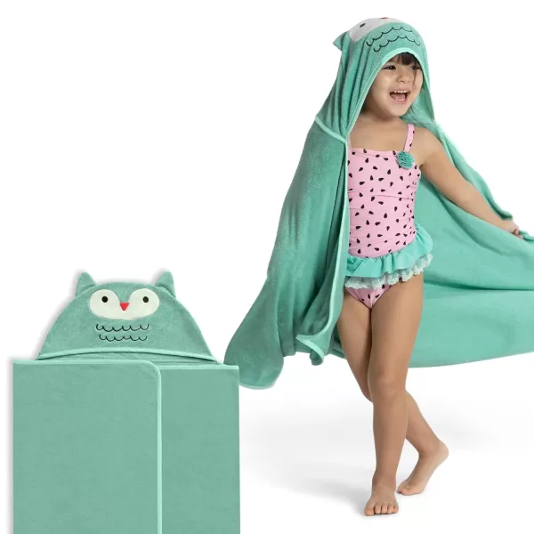 Baby/Infant Hooded Bath Towel - Super Soft and Absorbent- Newborn Essential - Ideal Baby Registry/Shower Gift for Boys and Girls, Pink Cat