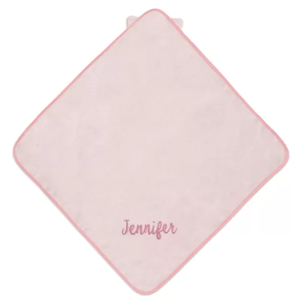 Baby/Infant Hooded Bath Towel - Super Soft and Absorbent- Newborn Essential - Ideal Baby Registry/Shower Gift for Boys and Girls, Pink Cat