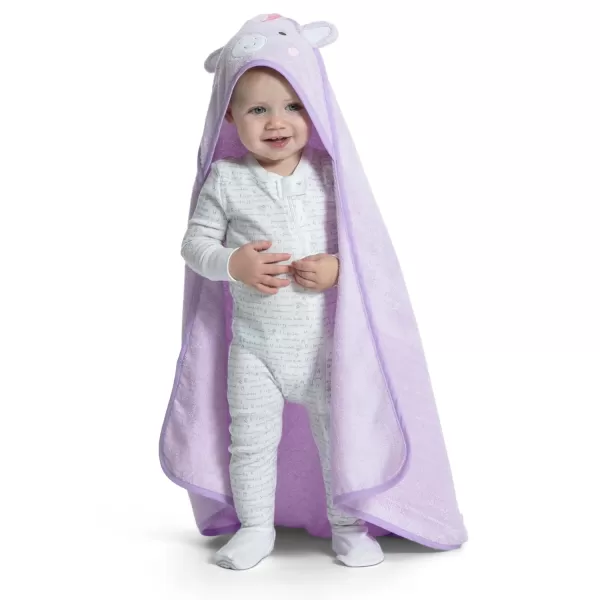 Baby/Infant Hooded Bath Towel - Super Soft and Absorbent- Newborn Essential - Ideal Baby Registry/Shower Gift for Boys and Girls, Pink Cat