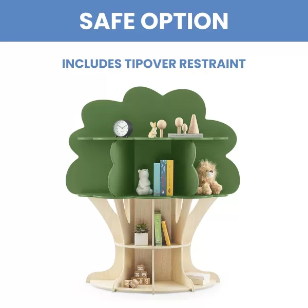 Bear Bookcase - Greenguard Gold Certified, Crafted Walnut