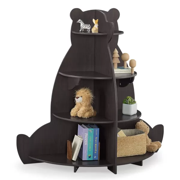 Bear Bookcase - Greenguard Gold Certified, Crafted Walnut