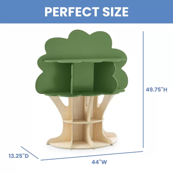 Bear Bookcase - Greenguard Gold Certified, Crafted Walnut
