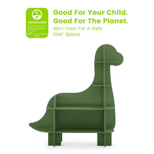 Bear Bookcase - Greenguard Gold Certified, Crafted Walnut