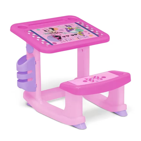 Bluey Draw and Play Desk by Delta Children – Includes 10 Markers and Coloring Book, Blue