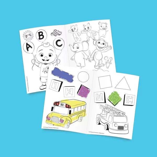 Bluey Draw and Play Desk by Delta Children – Includes 10 Markers and Coloring Book, Blue