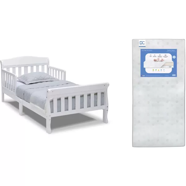 Canton Toddler Bed, White